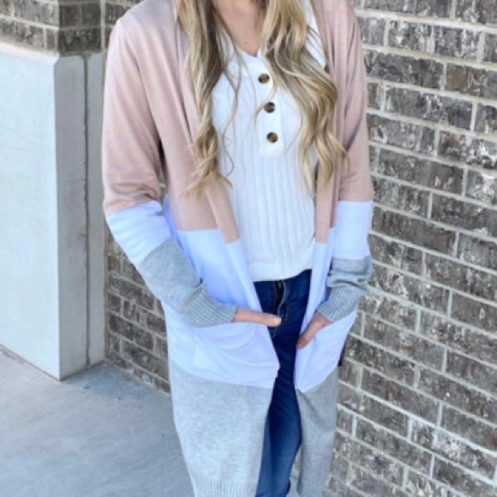Colorblock Cardigan
